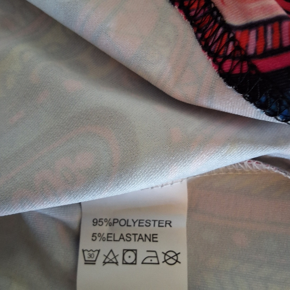 Colorful Patterned Women's Top - Picture 6 of 7